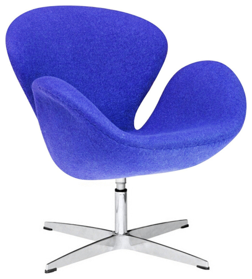Modern Classics Swan Chair Fabric, Blue