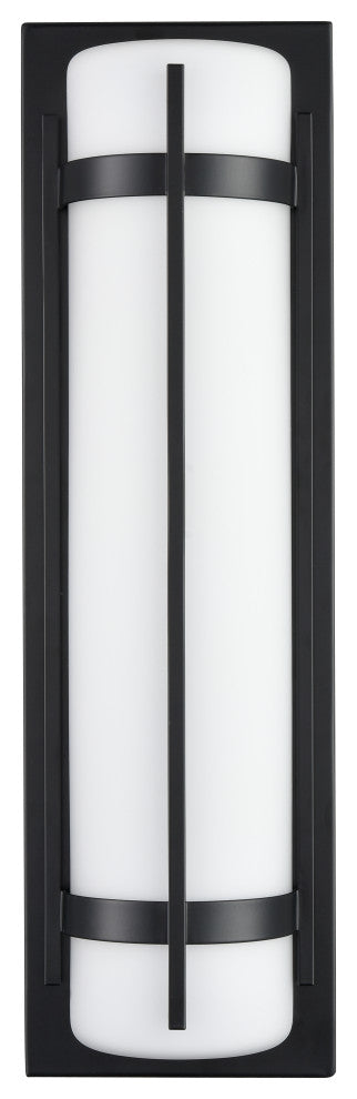 LED Light 6 in. Powder Coated Black Outdoor