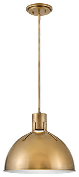 Hinkley Argo 14" Small LED Pendant Light, Heritage Brass