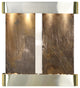 Aspen Falls Water Fountain, Multi-Color Slate, Stainless Steel, Round