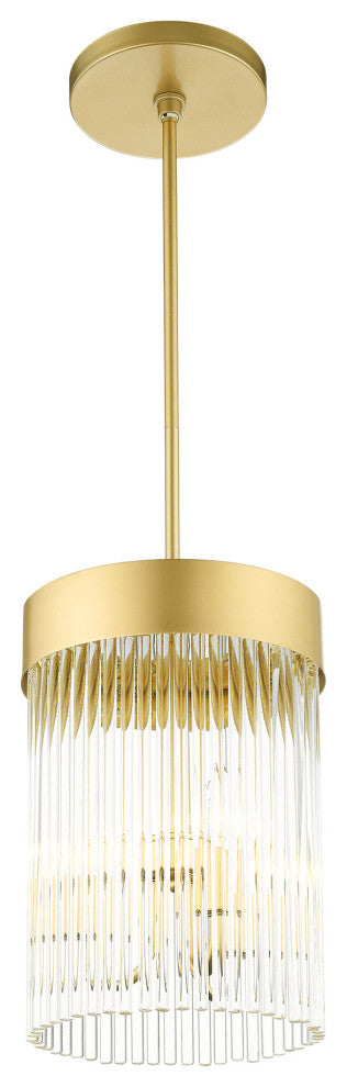 Livex Lighting Norwich 3 Light Soft Gold Chandelier