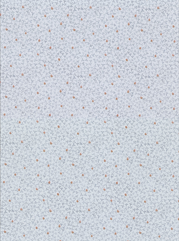 Lark Light Blue Botanical Wallpaper Bolt