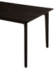 Kenzo 60"� Mango Wood Small Dining Table, Black