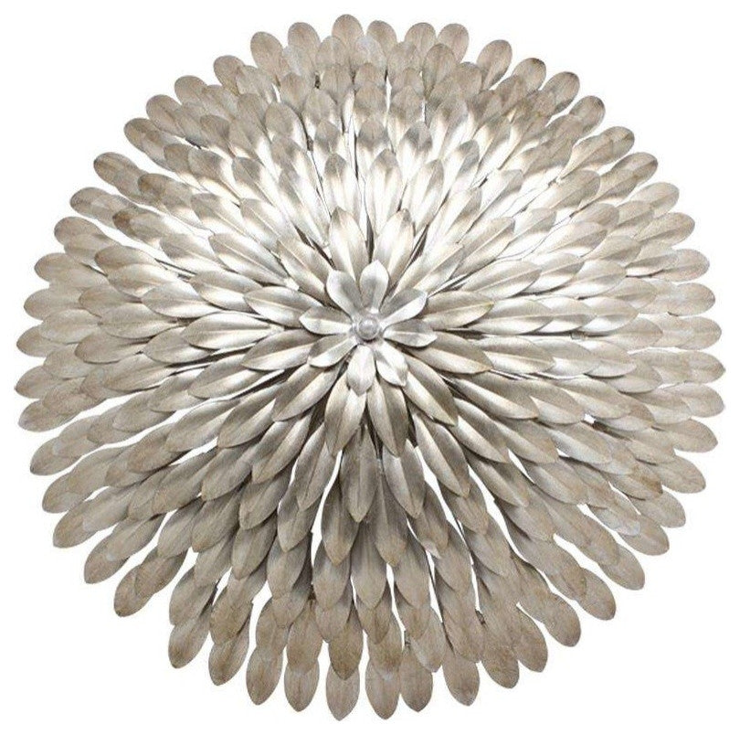 Broche 6 Light Antique Silver Ceiling Mount
