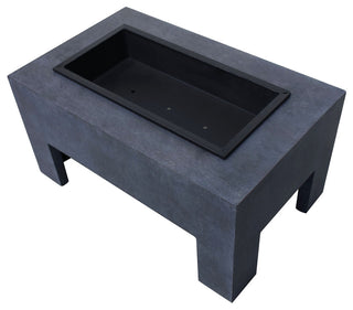 Astella Monolith Fire Basin, Gray Granite