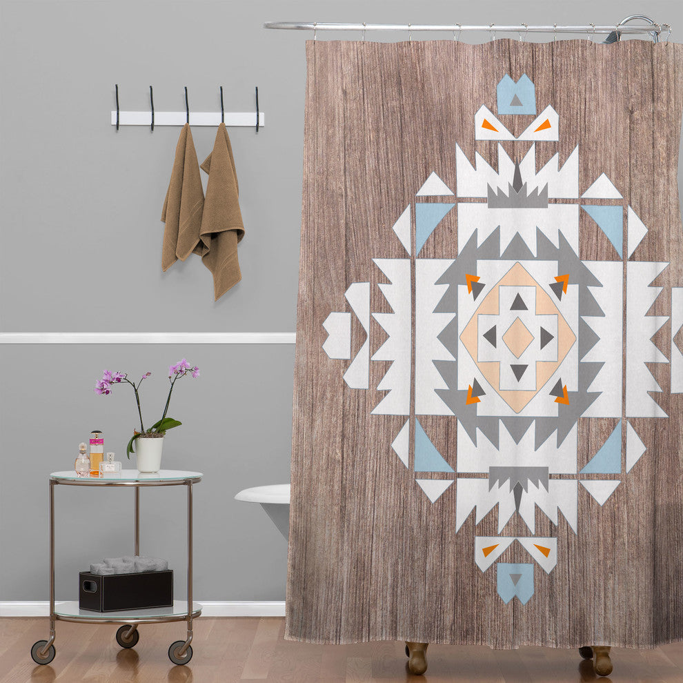 Deny Designs Iveta Abolina Cream Tribal Shower Curtain