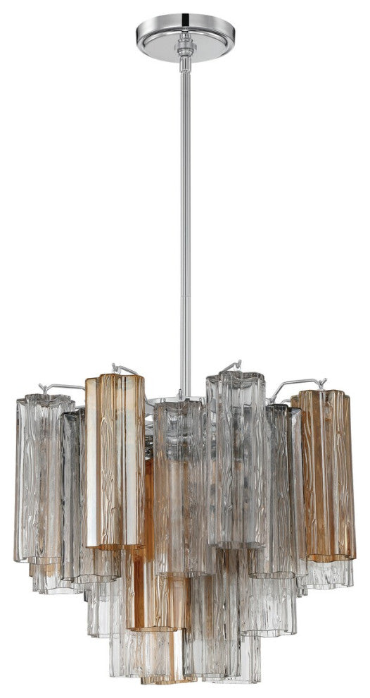 CRYSTORAMA Addis 4 Light Polished Chrome Chandelier