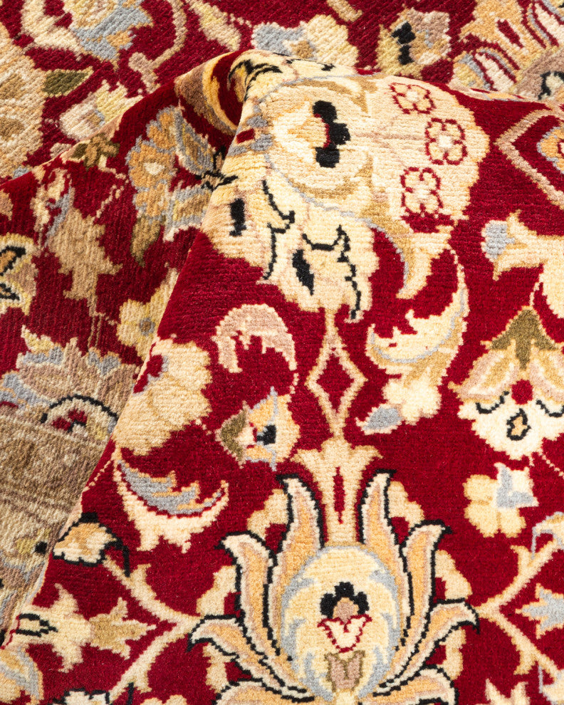 Mogul, One-of-a-Kind Hand-Knotted Area Rug Orange, 4' 1" x 6' 3"