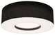 Montclair 30" LED Flush Mount, Black Finish