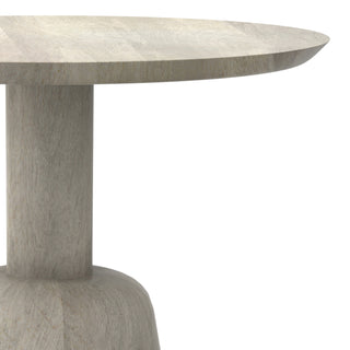 Finchley SOLID MANGO WOOD Side Table, White Wash
