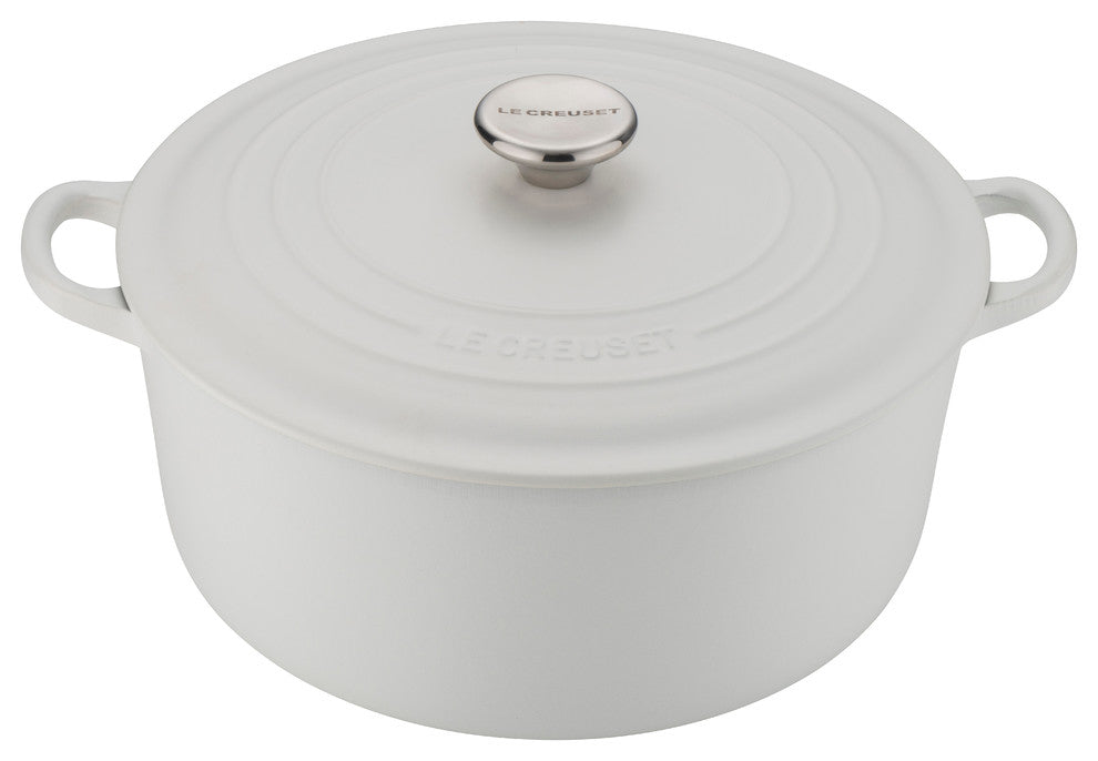 Le Creuset Signature Cast Iron Round Casserole, 18 cm, Cotton