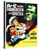 Abbott and Costello, German, Frankenstein And Dracula, 22x30