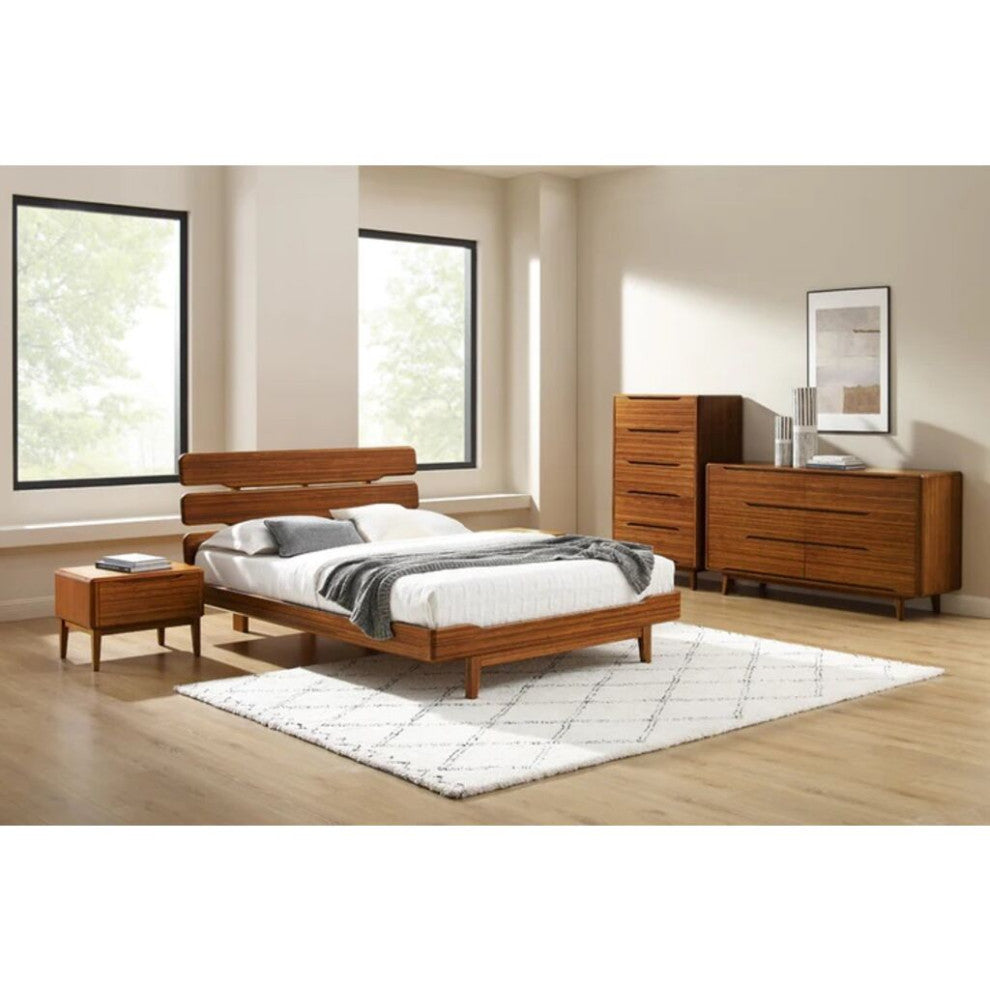 Greenington Currant Platform Bed - Amber