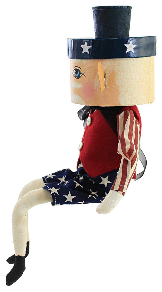 C & F Glory Sam Cloth Figurine Joe Spencer Stars And Stripes