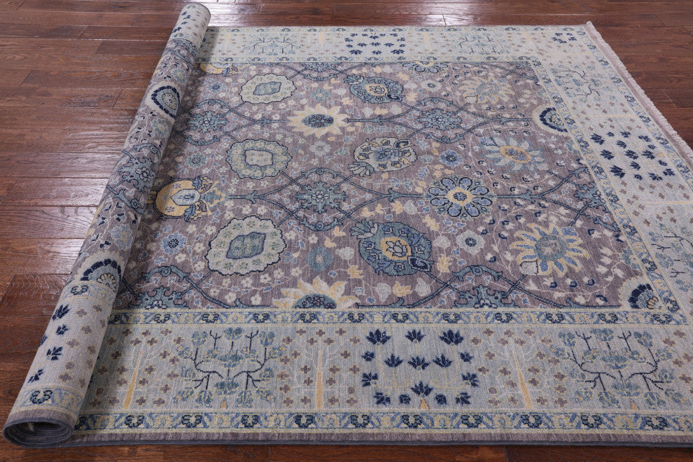 6' 2" X 8' 8" Persian Tabriz Handmade Wool Rug Q5930