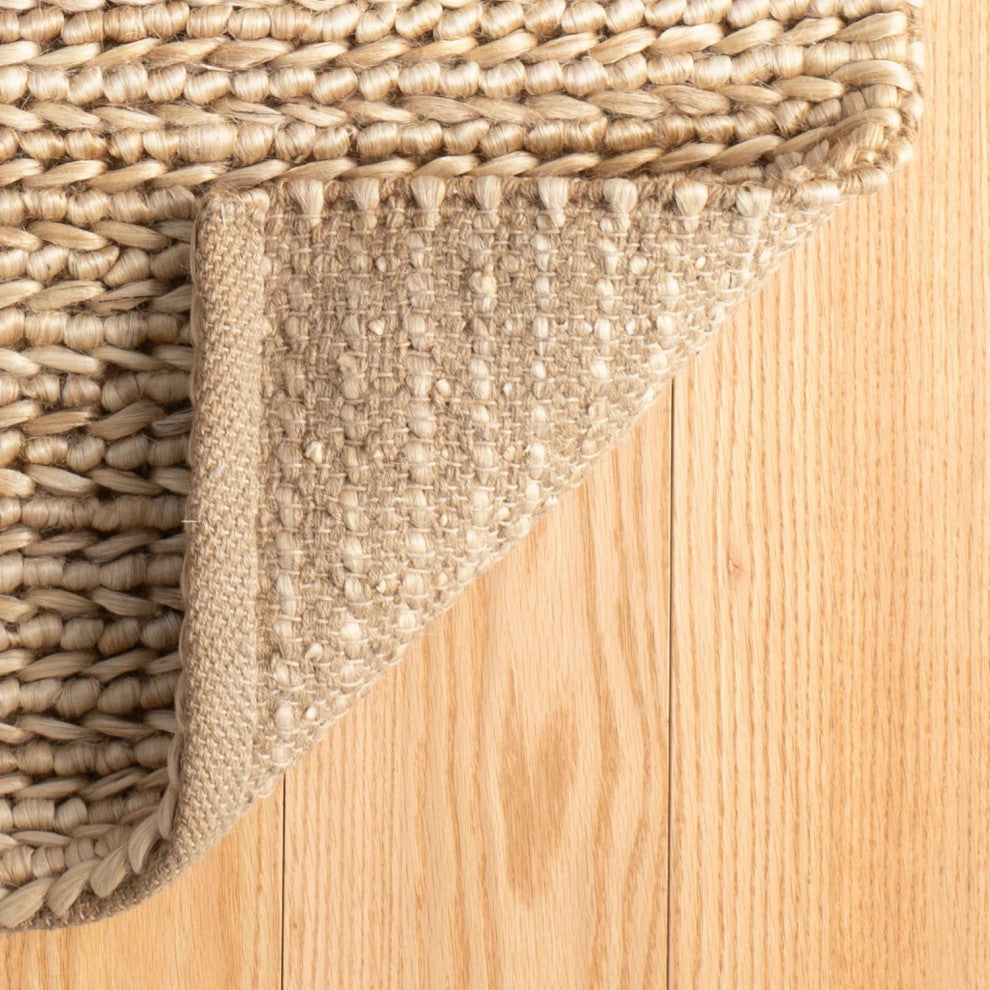 Dash & Albert Jute Handwoven Natural Rug, Natural, Runner-2'6" x 8'
