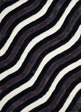 United Weavers Finesse Records Geometric Rug, Black (2100-20570), 7'10"x10'6"