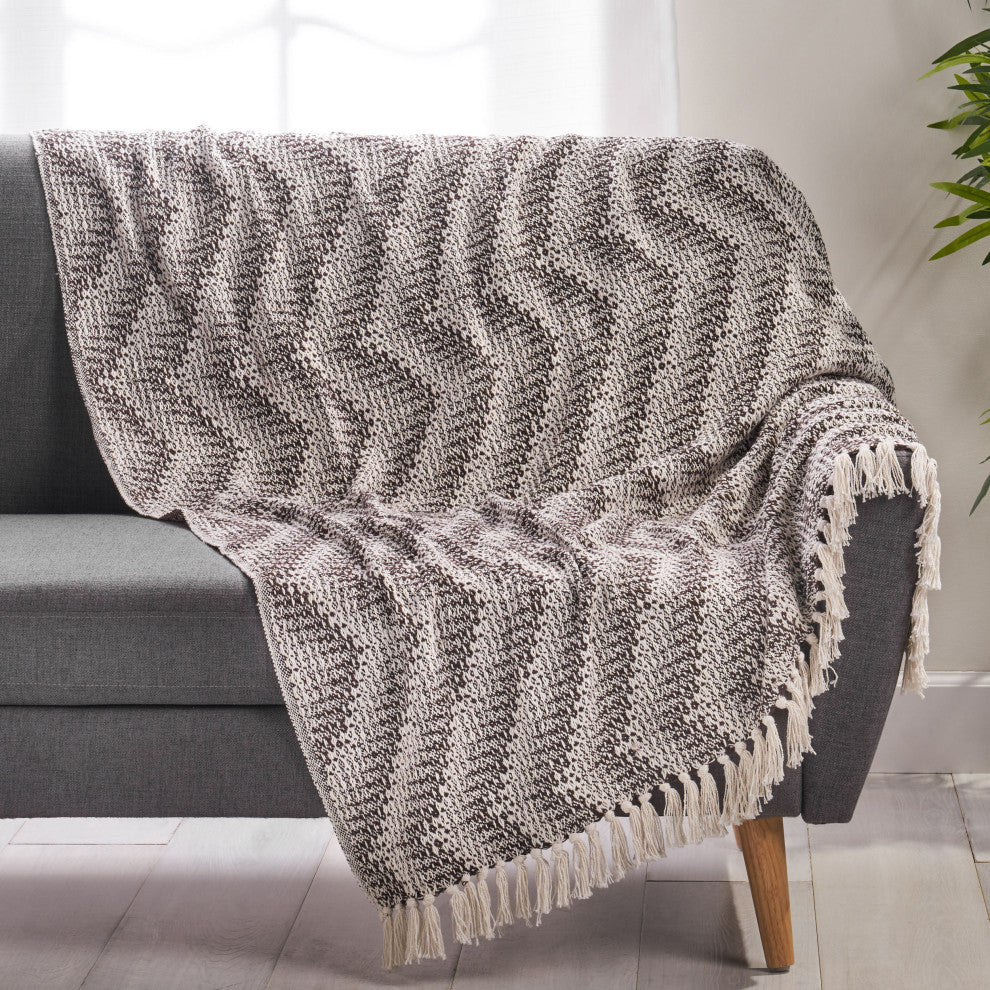 Keenan Hand-Loomed Boho Throw Blanket