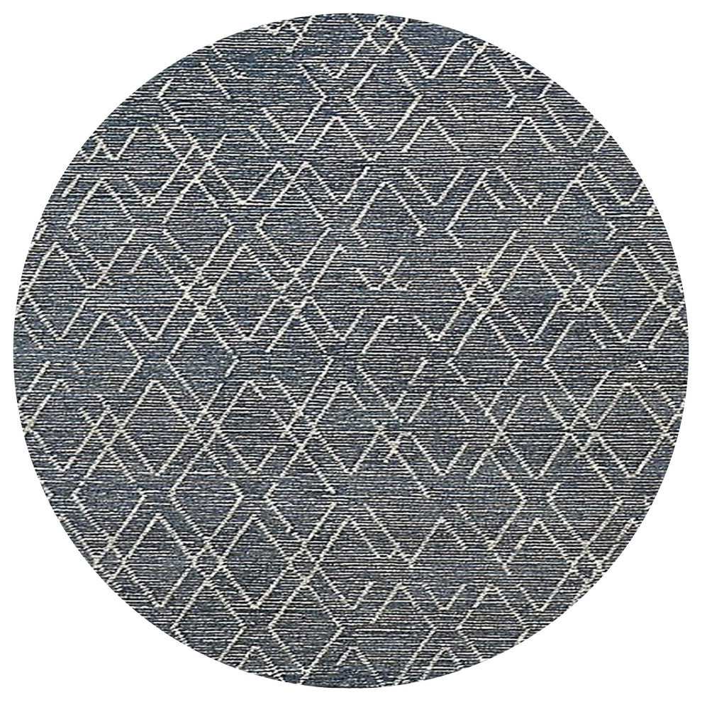 Ahgly Company Indoor Round Mid-Century Modern Area Rugs, 4' Round