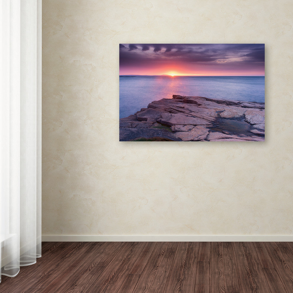 Michael Blanchette 'Granite Markings' Canvas Art, 32x22