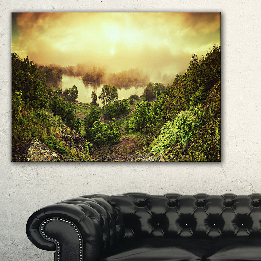 "Vintage Raising" Canvas Print