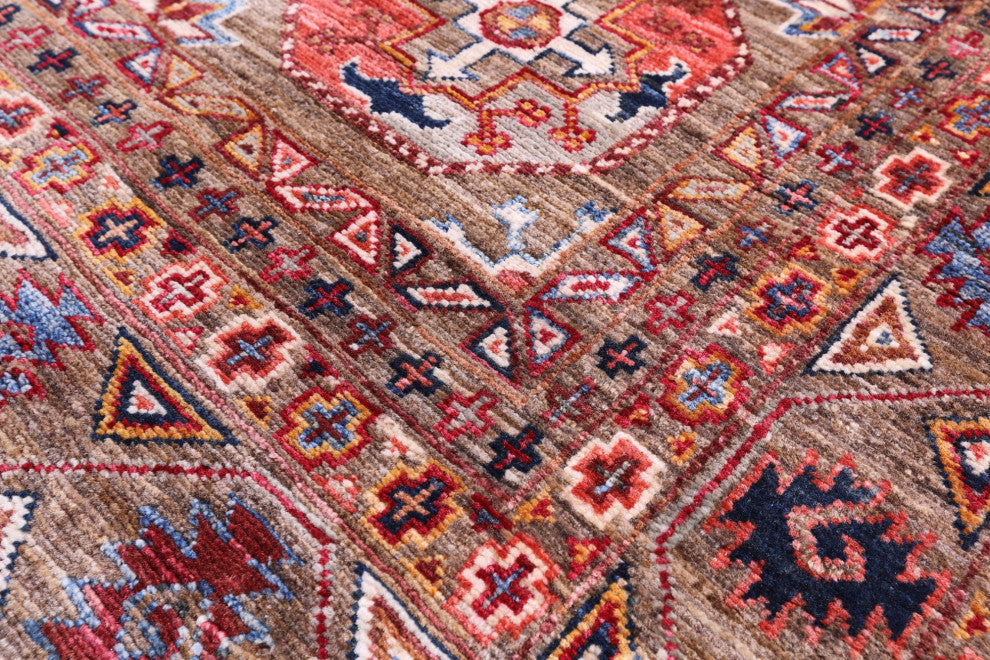 Bokhara Hand Knotted Wool Rug 5' 7" X 8' 1" - Q12925