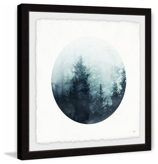 "Shadowy Woods" Framed Painting Print, 32"x32"