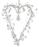 Beaded Heart with Crystal large