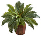 Nearly Natural Marginatum Artificial Plant in Bamboo Finished Planter