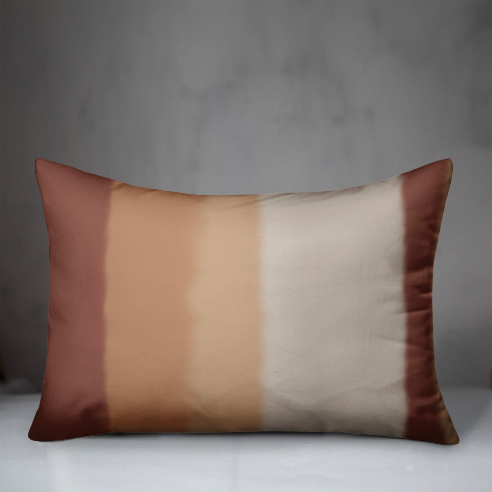 Watercolor Stripes 14x20 Spun Poly Pillow