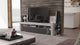 REVA 190 TV Stand, White/Grey