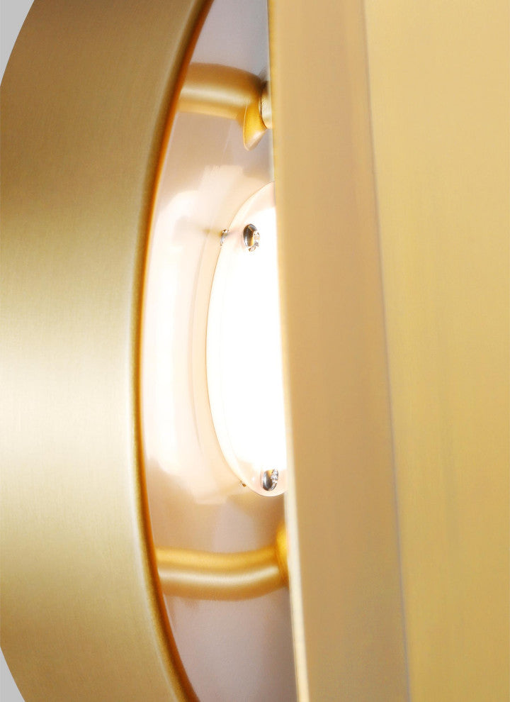 Dottie Large Sconce, Burnished Brass