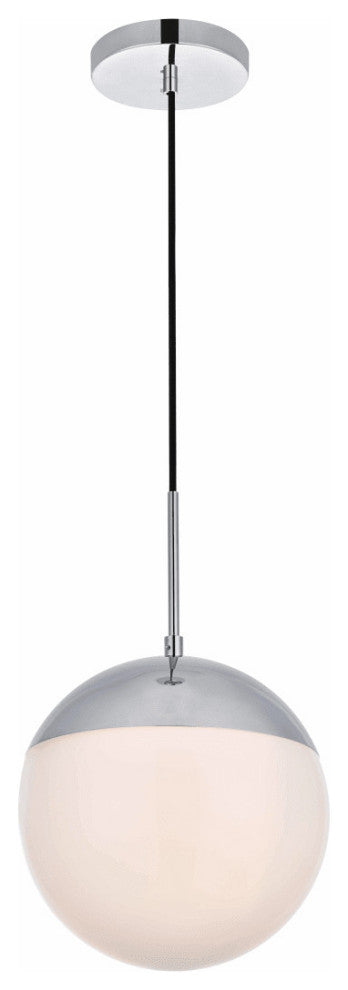 Elegant Lighting LD6032 Eclipse 10"W Pendant - Chrome