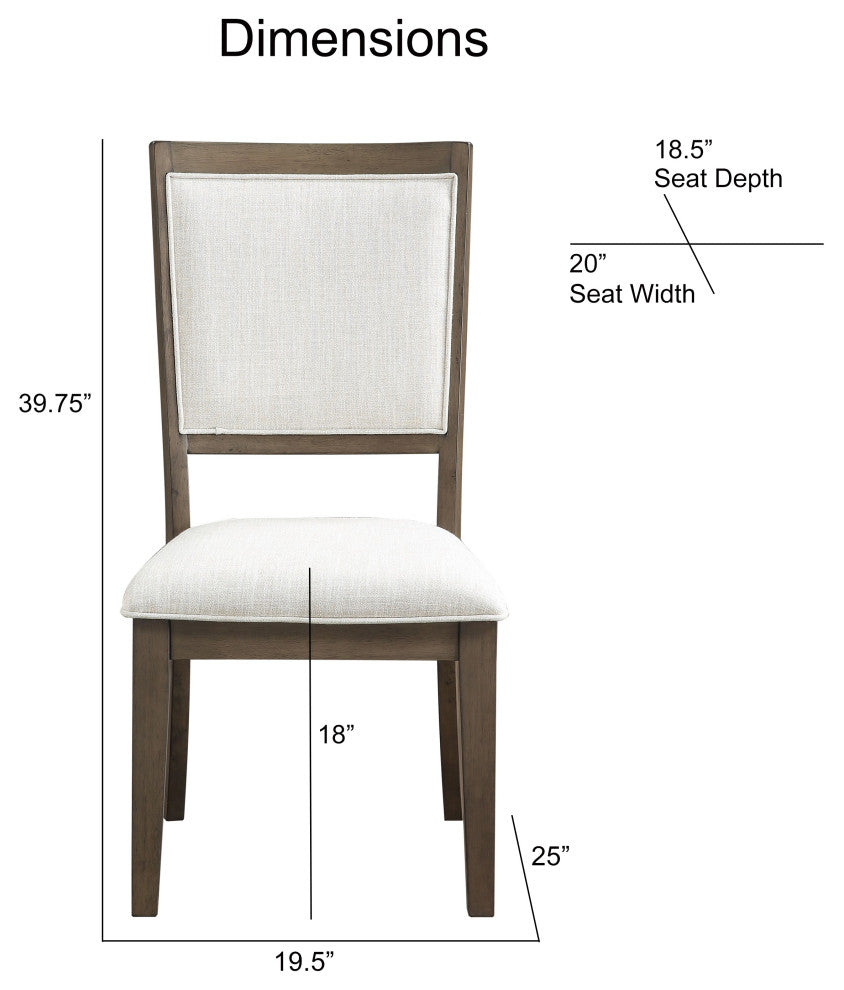 Bordeaux Dining Set, Table, Six Chairs