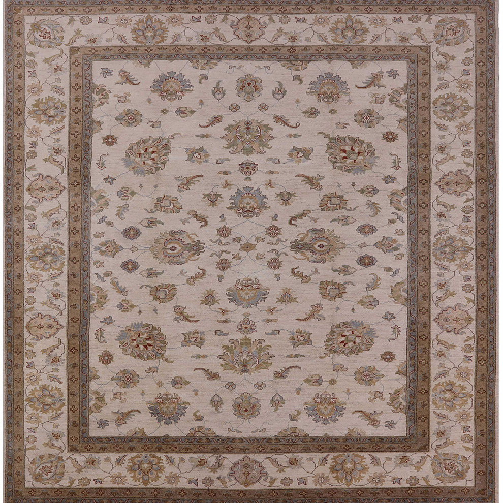 Ahgly Company Indoor Square Mid-Century Modern Area Rugs, 5' Square