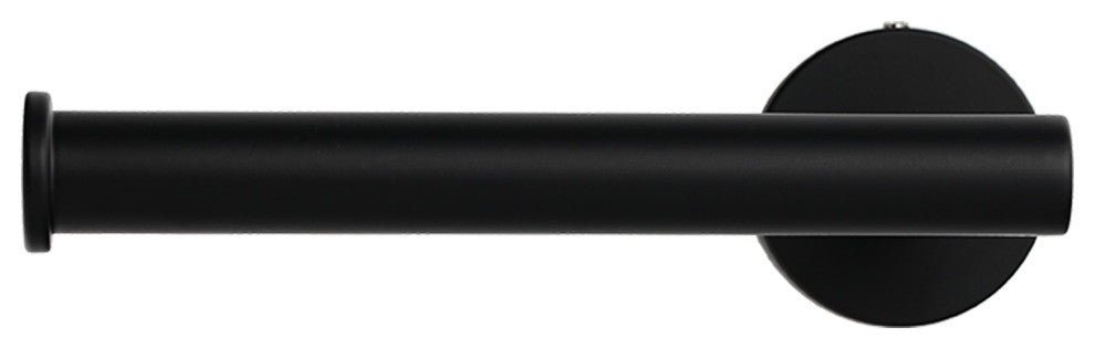 Elizabeth Wall Mounted Toilet Paper Holder in Matte Black (Set of 2)