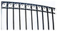 Aleko Driveway Iron Gates Steel Single Slide Gate New Paris Style 18'