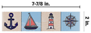 SomerTile Captain Nautilius 2" x 7-7/8" Ceramic Wall Tile