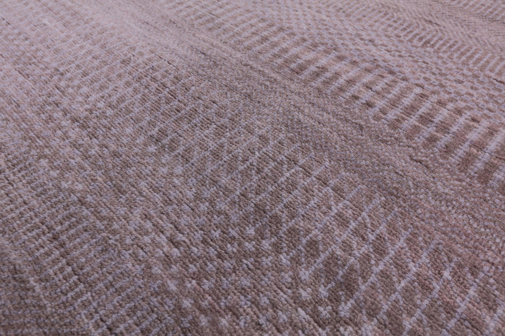 8' 1" X 10' 1" Handmade Savannah Grass Wool and Silk Rug Q11923