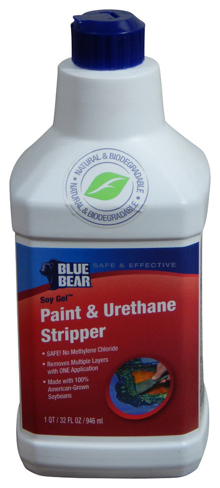 Soy-Gel Professional Paint Stripper, Amber, Quart
