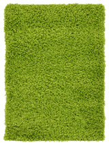 Unique Loom Grass Green Solid Shag 2'x3' Area Rug