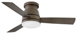 Hinkley Trey 44" Integrated LED Indoor/Outdoor Ceiling Fan,Metallic Matte Bronze