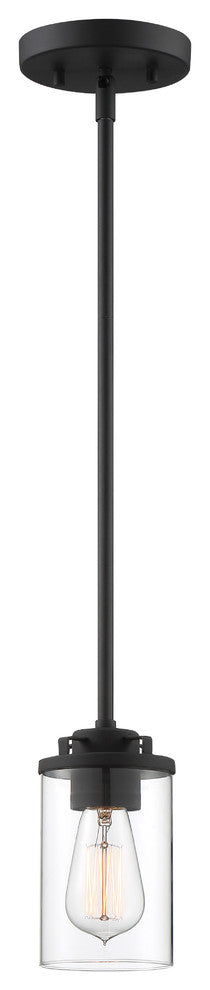 Jedrek 1-Light Mini-Pendant, Black