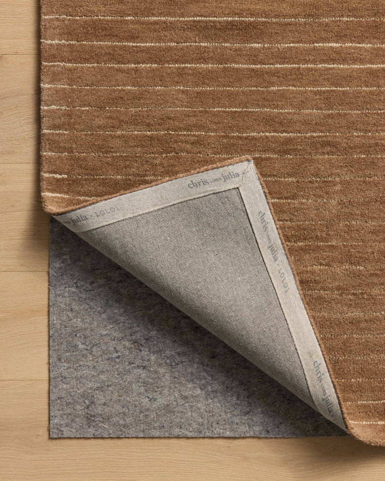Chris Loves Julia x Loloi Henry Rust / Natural 3'-6" x 5'-6" Accent Rug