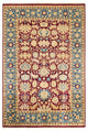 Alayna, One-of-a-Kind Hand-Knotted Area Rug Red, 6'1"x9'1"