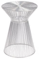 Butler Greeley Silver Metal End Table