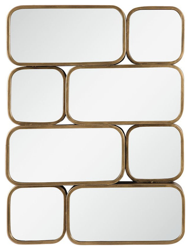 Uttermost Canute Modern Gold Mirror, 9437
