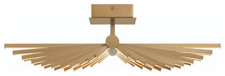 Seraph 1 Light 24.5" Flushmount, Gold