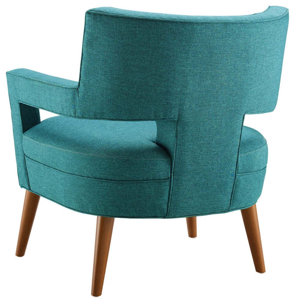 Armchair Accent Chair, Set of 2, Fabric, Teal Blue, Modern, Lounge Hospitality