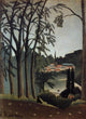 Henri Rousseau View of Saint Cloud Wall Decal
